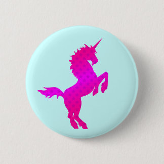 COREY TIGER 1980s RETRO VINTAGE UNICORN STARS PINK 6 Cm Round Badge