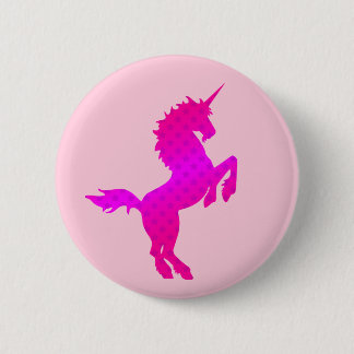 COREY TIGER 1980s RETRO VINTAGE UNICORN STARS PINK 6 Cm Round Badge