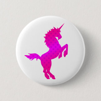 COREY TIGER 1980s RETRO VINTAGE UNICORN STARS PINK 6 Cm Round Badge