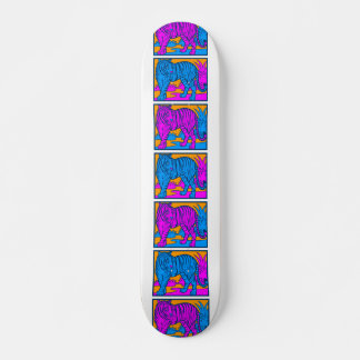 COREY TIGER 1980's TIGER SCENE WHITE Skateboard