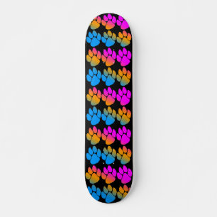 COREY TIGER 1980's TIGER TRACKS MULTI COLOUR Skateboard