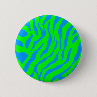 Corey Tiger 1980s Vintage Tiger Stripes 6 Cm Round Badge