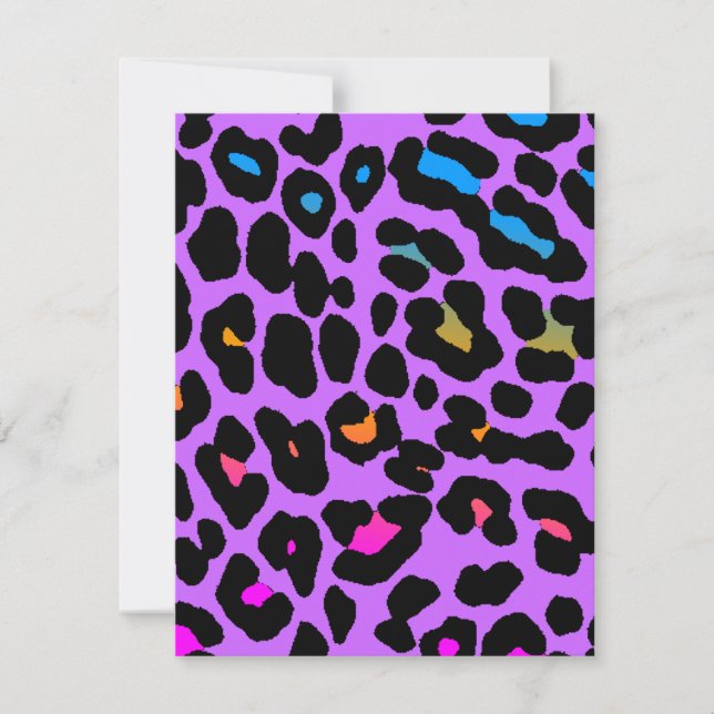 Corey Tiger 80s Leopard Spots (Purple) (Front)