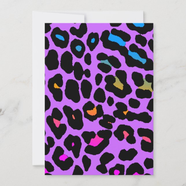 Corey Tiger 80s Leopard Spots (Purple) (Front)