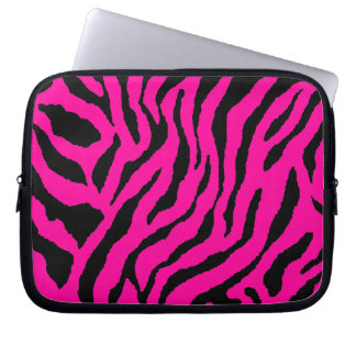 Corey Tiger 80s Neon Tiger Print Laptop Sleeve