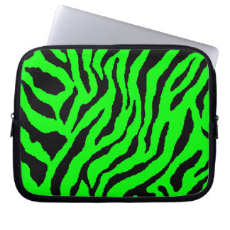 Corey Tiger 80s Neon Tiger Print Laptop Sleeve