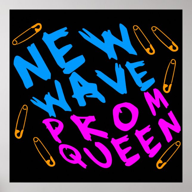 Corey Tiger 80s New Wave Prom Queen Poster (Front)