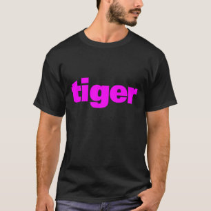 COREY TIGER 80's PINK TIGER SIMPLE T-Shirt