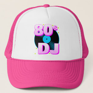Corey Tiger 80s Retro 80s DJ Trucker Hat