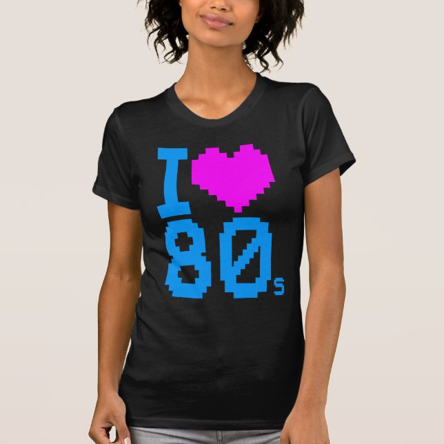 Corey Tiger 80s Retro I Love 80s Shirt (Front)