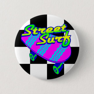 Corey Tiger 80s Retro Street Surf Skateboard 6 Cm Round Badge