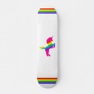 COREY TIGER 80s RETRO VINTAGE UNICORN RAINBOW WHTE Skateboard