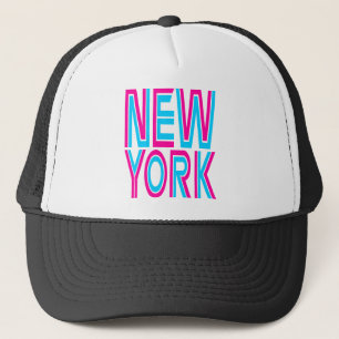 Corey Tiger 80s Style New York Trucker Hat