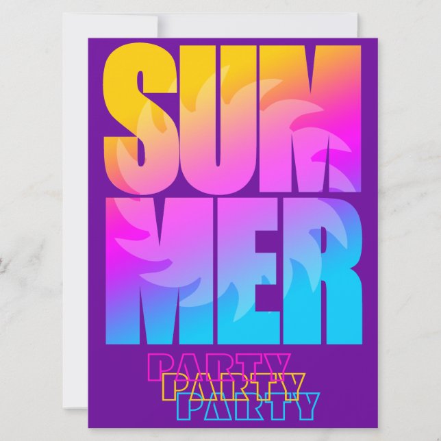 Corey Tiger 80s Summer Sun (Front)