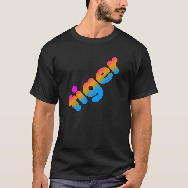 COREY TIGER 80's TIGER CUTE T-Shirt (Front)
