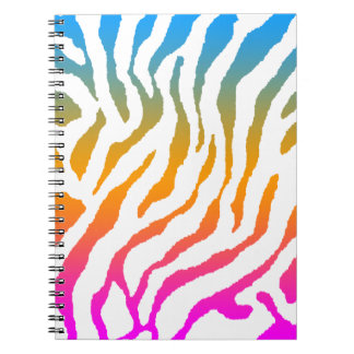 Corey Tiger 80s Tiger Stripes Multicolor Notebook