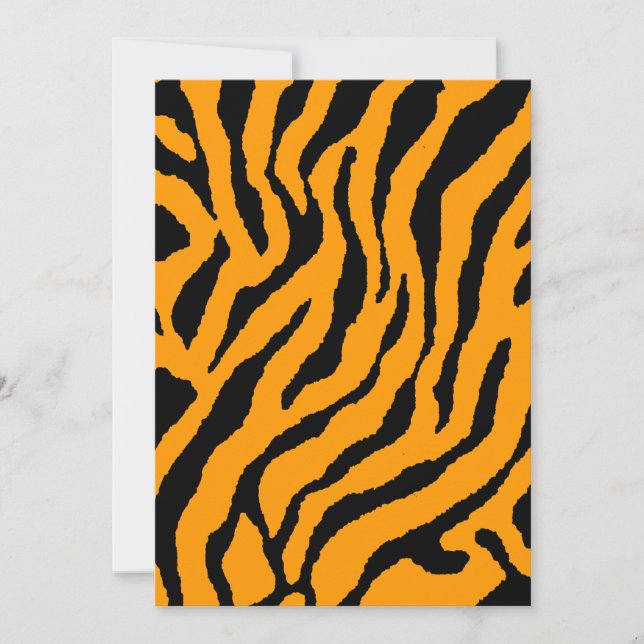 Corey Tiger 80s Tiger Stripes (Orange) (Front)