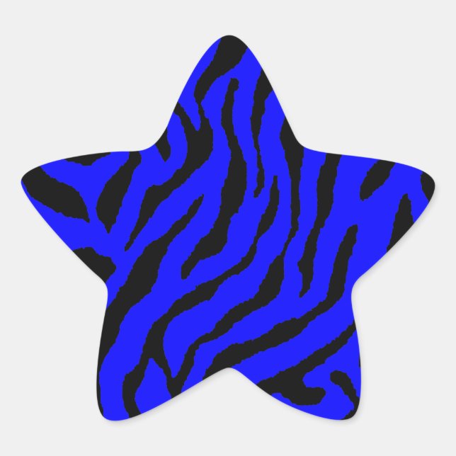 Corey Tiger 80s Tiger Stripes Star Sticker (Front)