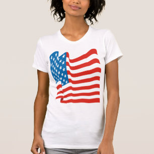 Corey Tiger 80s Vintage American Flag T-Shirt