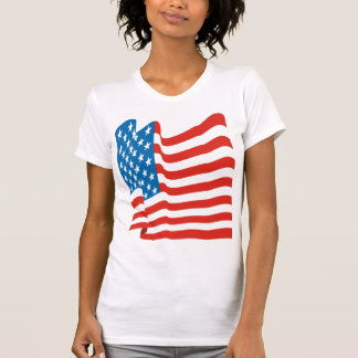 Corey Tiger 80s Vintage American Flag T-Shirt