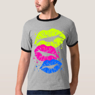 Corey Tiger 80s Vintage Lips & Stars Kisses T-Shirt