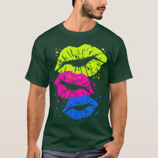 Corey Tiger 80s Vintage Lips & Stars Kisses T-Shirt