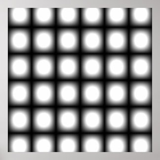 Corey Tiger 80s Vintage Op Art Poster