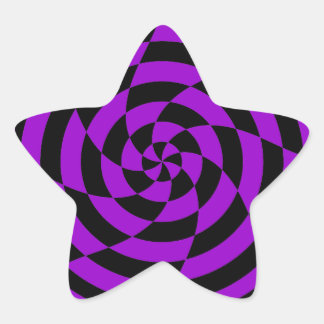 Corey Tiger 80s Vintage Op Art Star Sticker