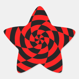 Corey Tiger 80s Vintage Op Art Star Sticker