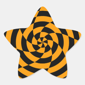 Corey Tiger 80s Vintage Op Art Star Sticker