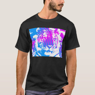 Corey Tiger 80s Vintage Op Art T-Shirt