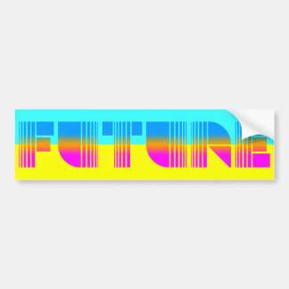 Corey Tiger 80s Vintage Style Future Bumper Sticker