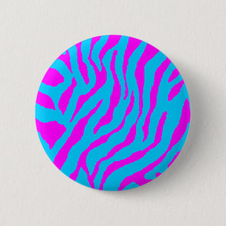 Corey Tiger 80s Vintage Tiger Stripes 6 Cm Round Badge