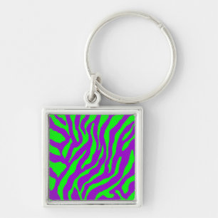 Corey Tiger 80s Vintage Tiger Stripes Key Ring