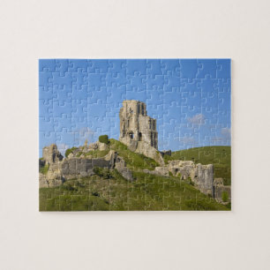 Corfe Castle, Corfe, Dorset, England Jigsaw Puzzle