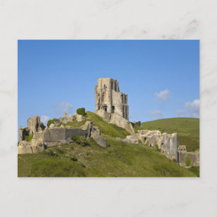 Corfe Castle, Corfe, Dorset, England Postcard