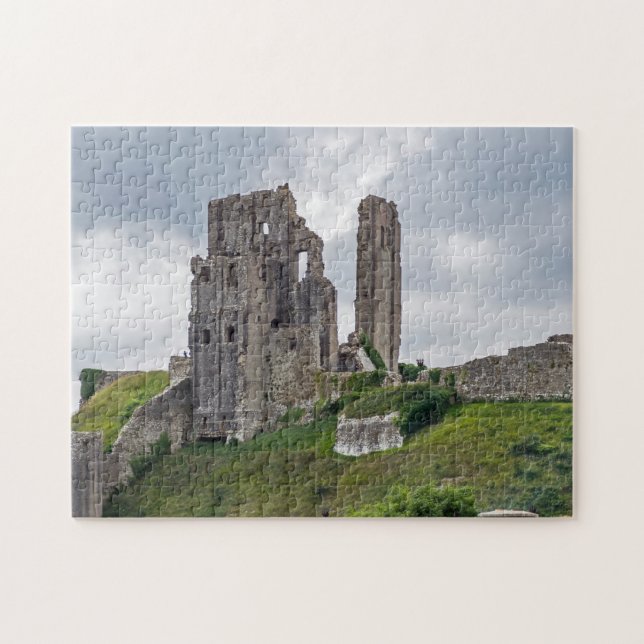 Corfe Castle view puzzle (Horizontal)