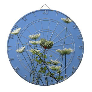 Corfu Cream Wildflowers Dartboard