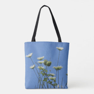Corfu Cream Wildflowers   Tote Bag