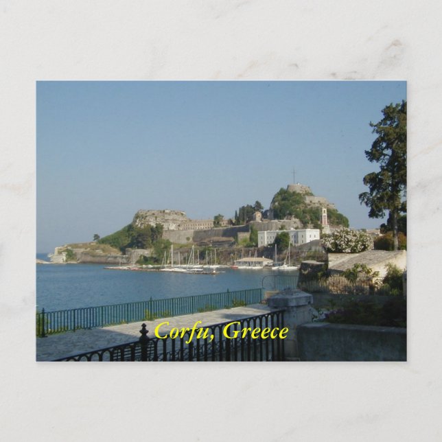 Corfu, Greece Postcard (Front)