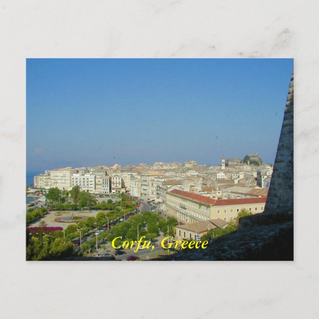 Corfu, Greece Postcard (Front)