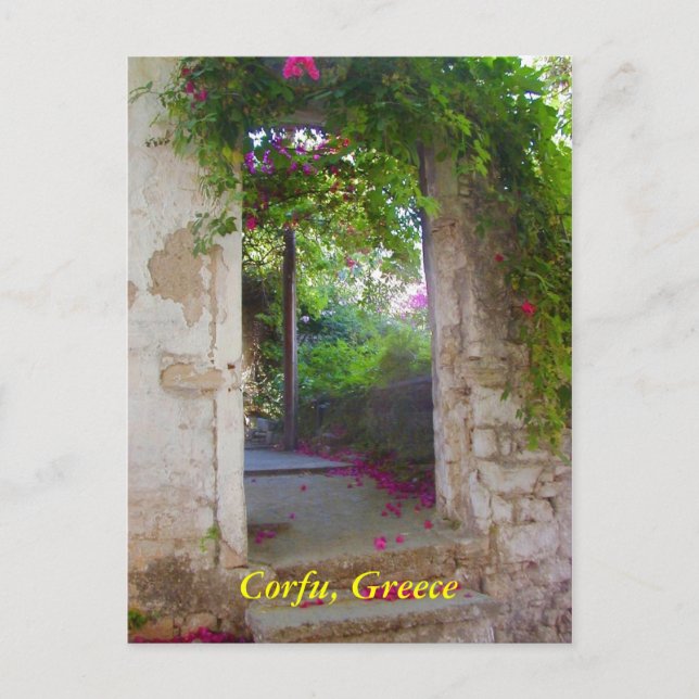 Corfu, Greece Postcard (Front)