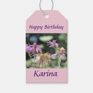 Corfu Lilac Wildflowers Gift Tags