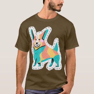 Corgi 80s Dog Owner Pembroke Welsh Corgi Funny 198 T-Shirt