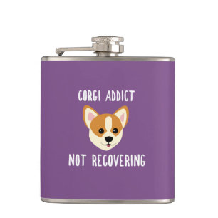 Corgi Addict Not Recovering Hip Flask