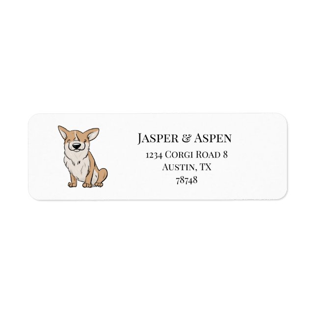 Corgi Address (Front)