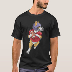 Corgi American Football Sports T-Shirt