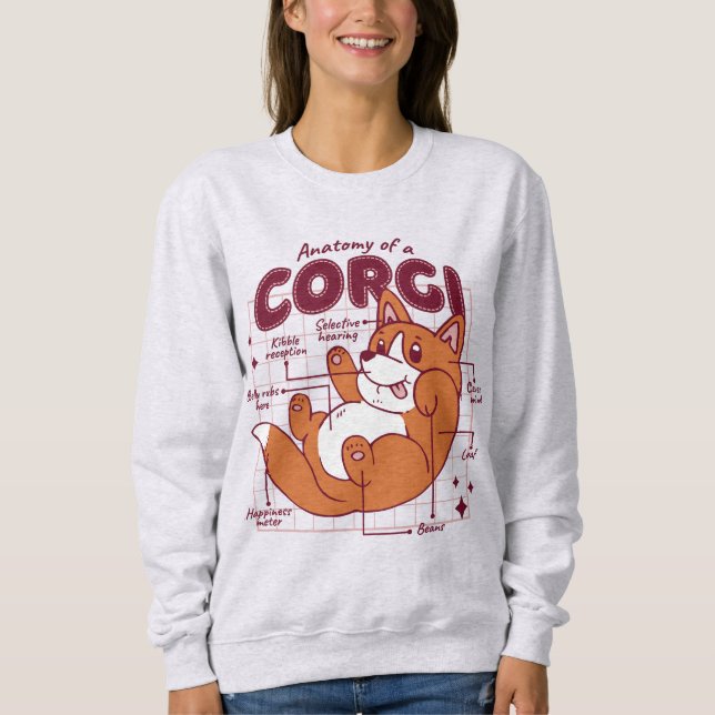 CORGI ANATOMY SWEATSHIRT (Front)