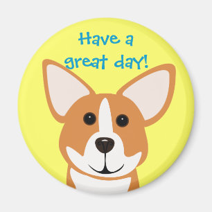 Corgi Art Magnet Greeting