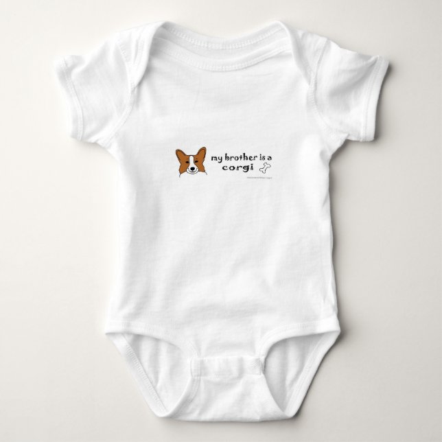 corgi baby bodysuit (Front)